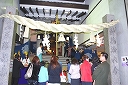 the Ebisu Shinto shrine